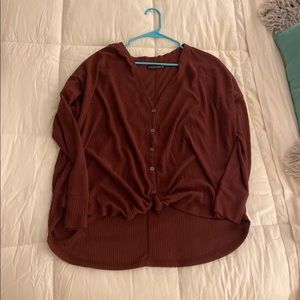 Abercrombie and Fitch waffle shirt